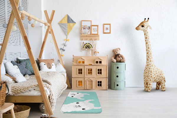 Alfombra infantil Dos simpáticas llamas