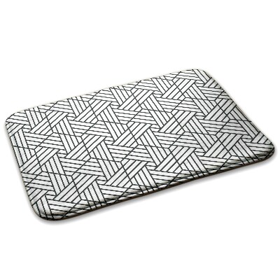 Alfombra antideslizante Estampado geométrico a cuadros
