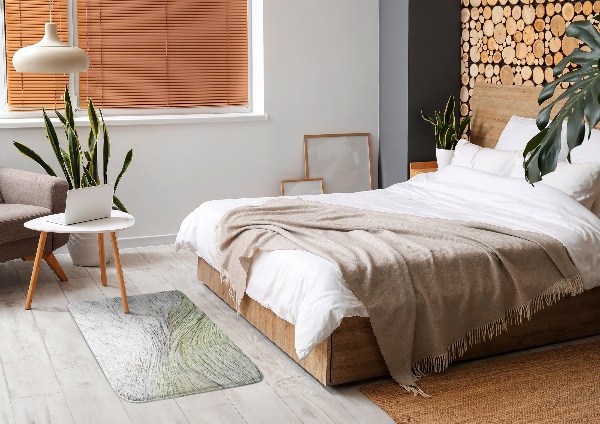 Alfombra antideslizante Patrón de madera