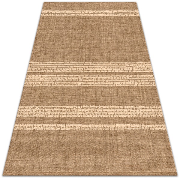 Alfombra vinílica Beige en líneas