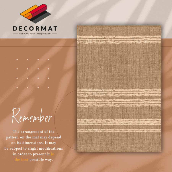 Alfombra vinílica Beige en líneas
