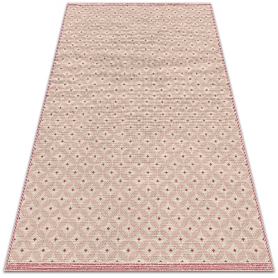 Alfombra vinílica Patrón oriental rosa