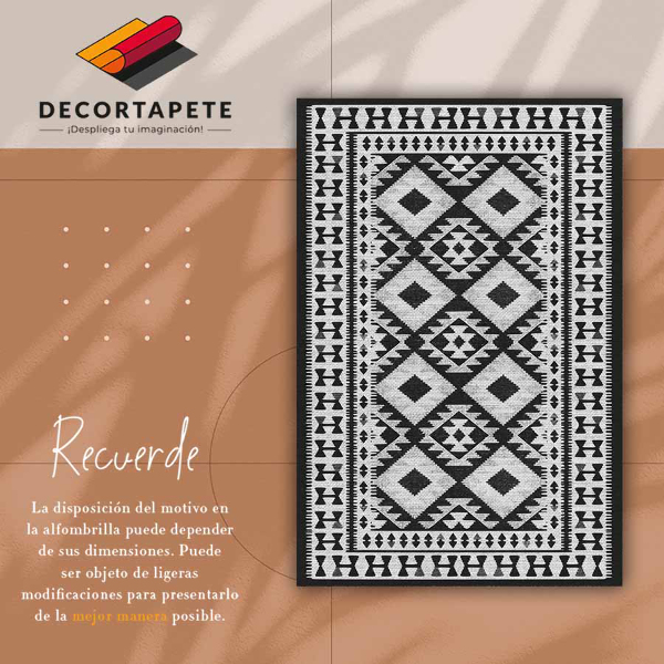 Alfombra de vinilo para salon Patrón retro