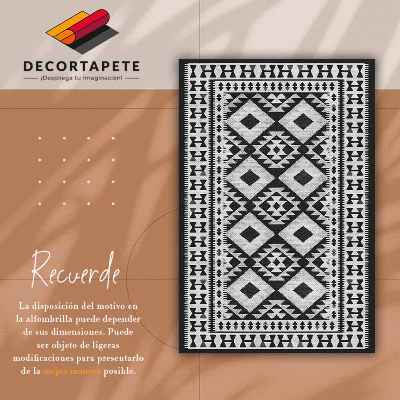 Alfombra de vinilo para salon Patrón retro