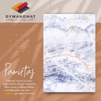 Alfombra vinilo cocina Grietas doradas de mármol