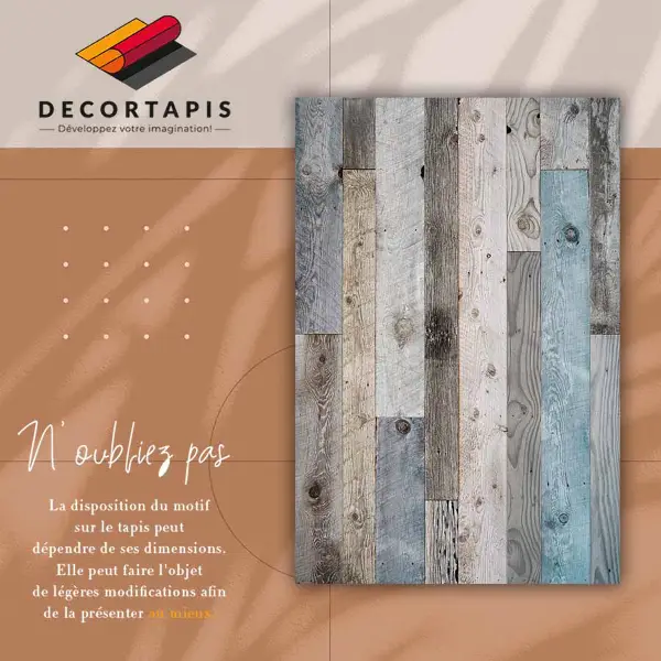 Alfombra pvc Tablas viejas