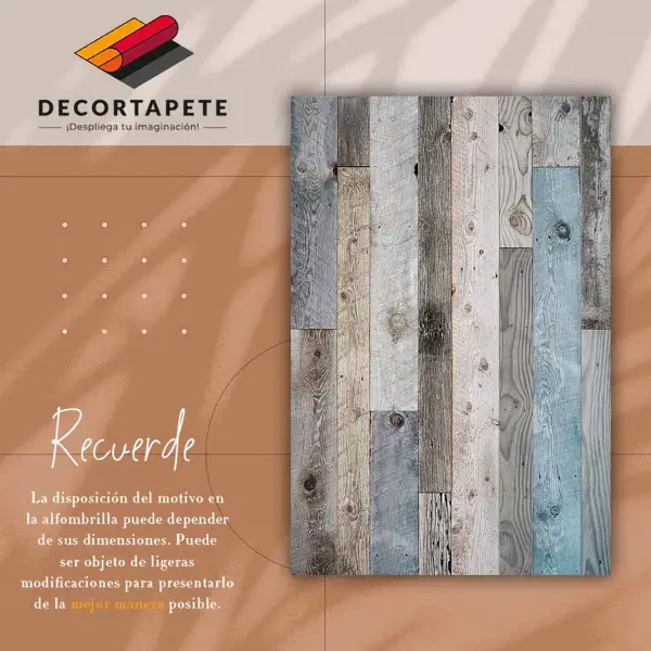 Alfombra pvc Tablas viejas