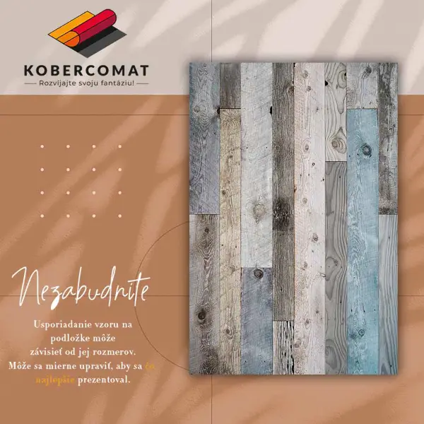 Alfombra pvc Tablas viejas