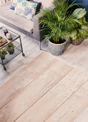 Alfombra vinilo cocina Tablas envejecidas