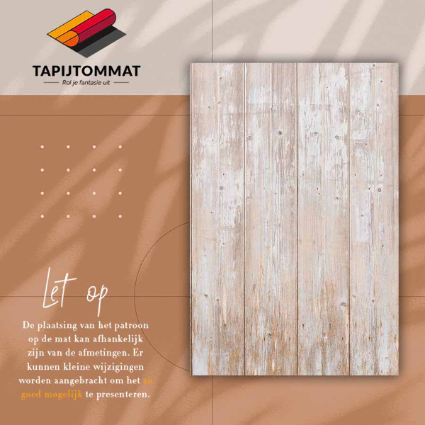 Alfombra vinilo cocina Tablas envejecidas