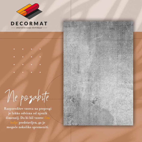 Alfombra pvc Hormigón gris