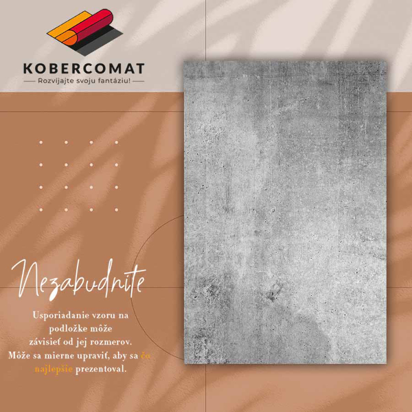 Alfombra pvc Hormigón gris