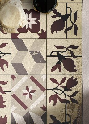 Alfombra vinílica Azulejos de magnolia