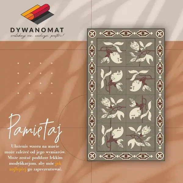 Alfombra vinilo cocina Azulejos de magnolia