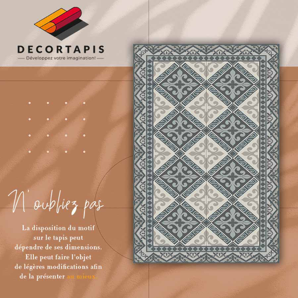 Alfombra vinilo cocina Adornos geométricos