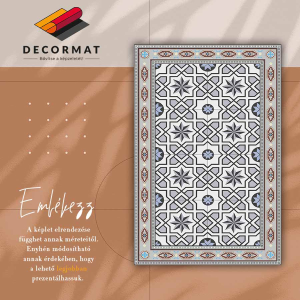 Alfombra vinílica Estrellas geométricas