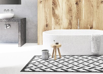 Alfombra vinilo cocina Mosaico de mármol