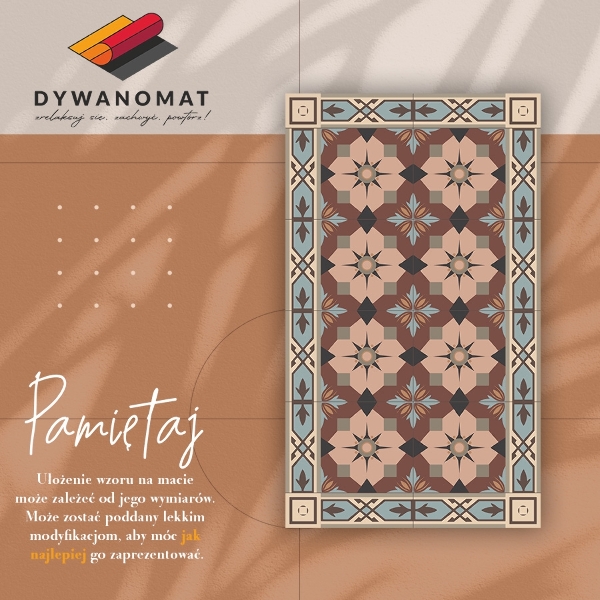 Alfombra pvc Baldosas geométricas