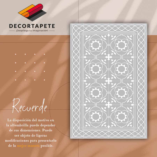 Alfombra de vinilo para salon Patrón simétrico