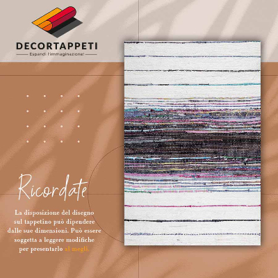 Alfombra vinilo Rayas coloridas