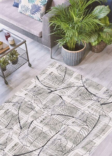 Alfombra pvc Hojas de monstruos