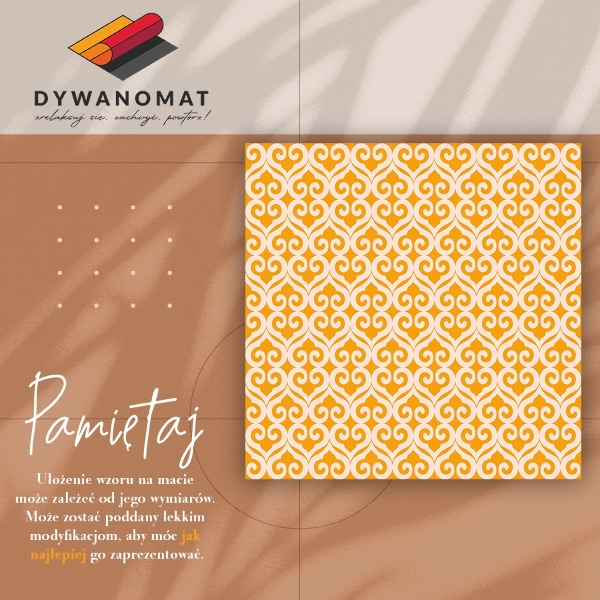 Alfombra vinílica Diseños amarillos