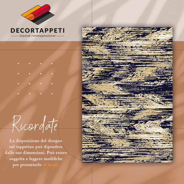 Alfombra vinílica Cinturones retro amarillos