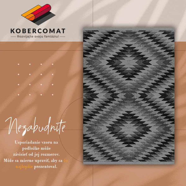 Alfombra vinílica Oscuro paralelo de