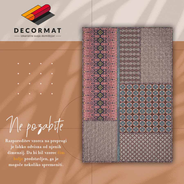 Alfombra de vinilo Mezcla de diseños