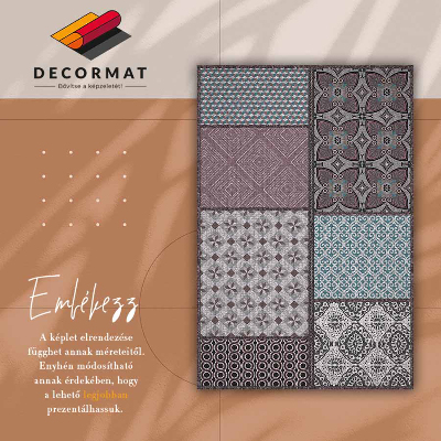 Alfombra vinílica Conexión de patrones