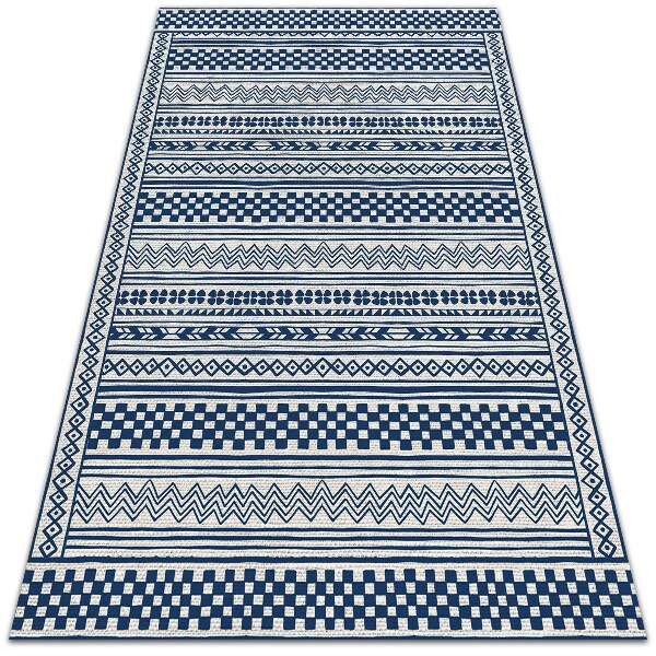 Alfombra vinílica Golpe geométrico