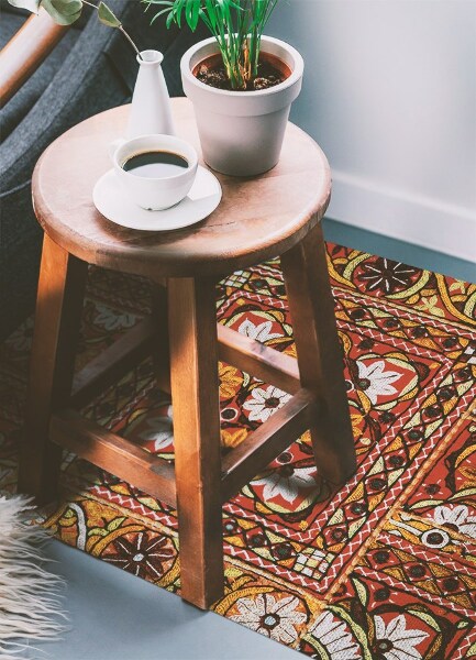 Alfombra de vinilo para cocina Diseño turco