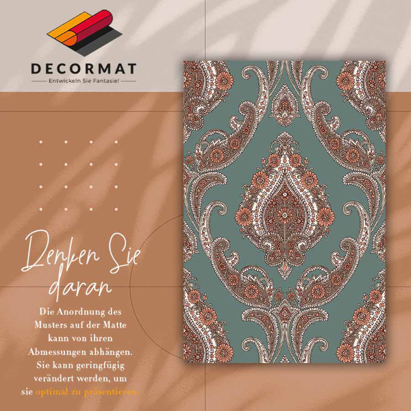 Alfombra pvc Paisley Vintage