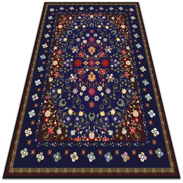 Alfombra vinilo Hermosas flores pequeñas