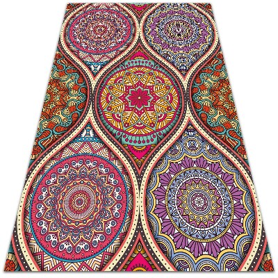 Alfombra pvc Mandala colorido