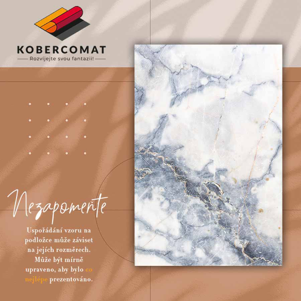 Alfombra vinilo cocina Hermoso mármol
