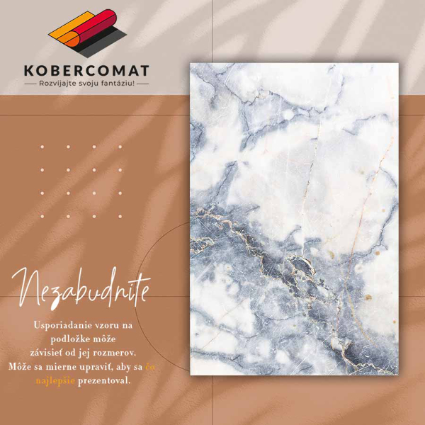 Alfombra vinilo cocina Hermoso mármol