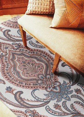 Alfombra de vinilo para cocina Flores orientales