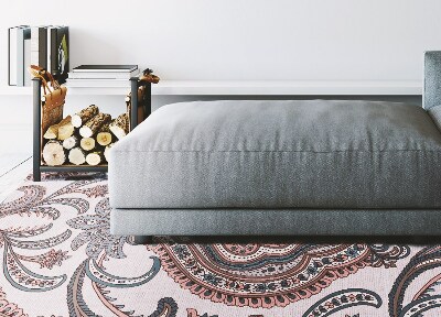 Alfombra de vinilo para cocina Flores orientales
