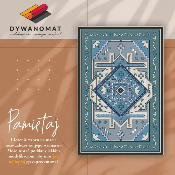 Alfombra de vinilo para cocina Geometría árabe