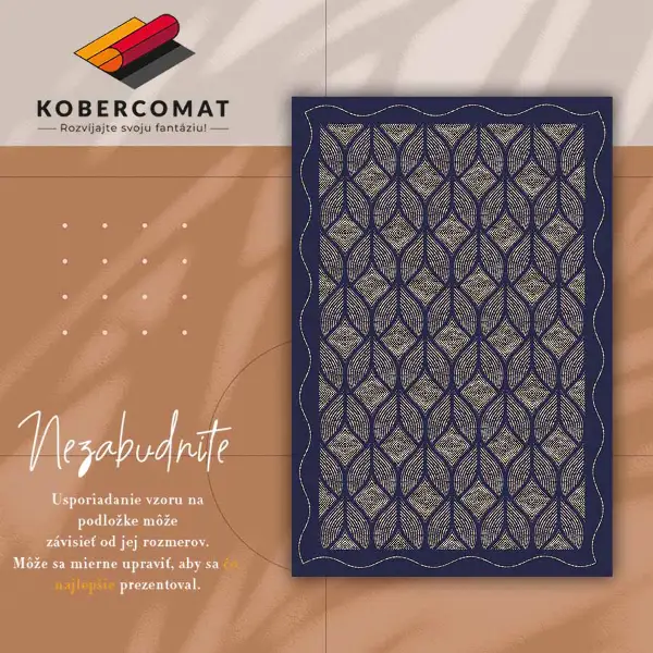 Alfombra pvc Tejido geométrico