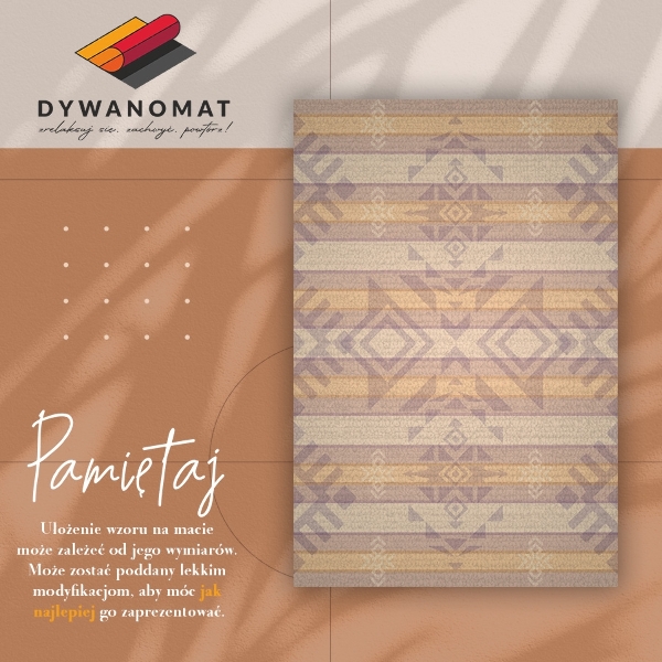 Alfombra pvc Geometría india