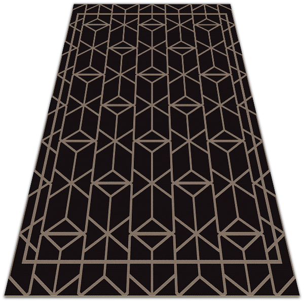 Alfombra vinílica Patrón retro