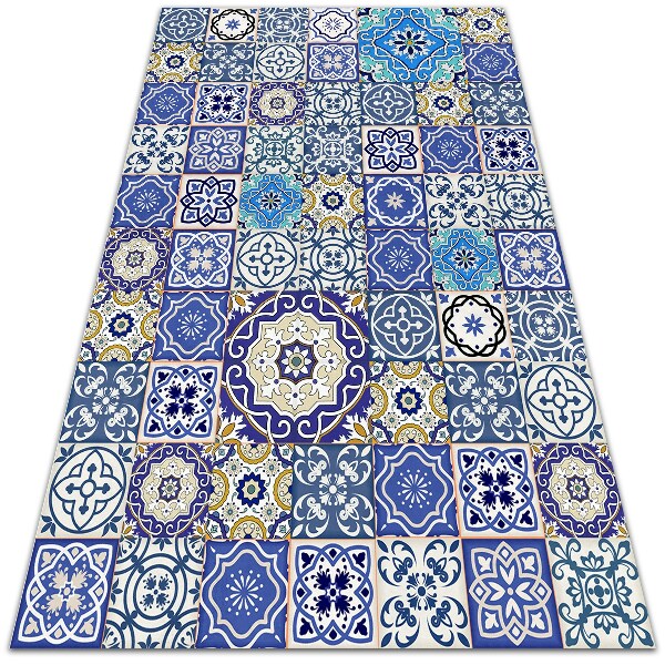 Alfombra vinilo Flores españolas