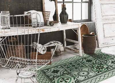 Alfombra vinilo cocina Trenza española