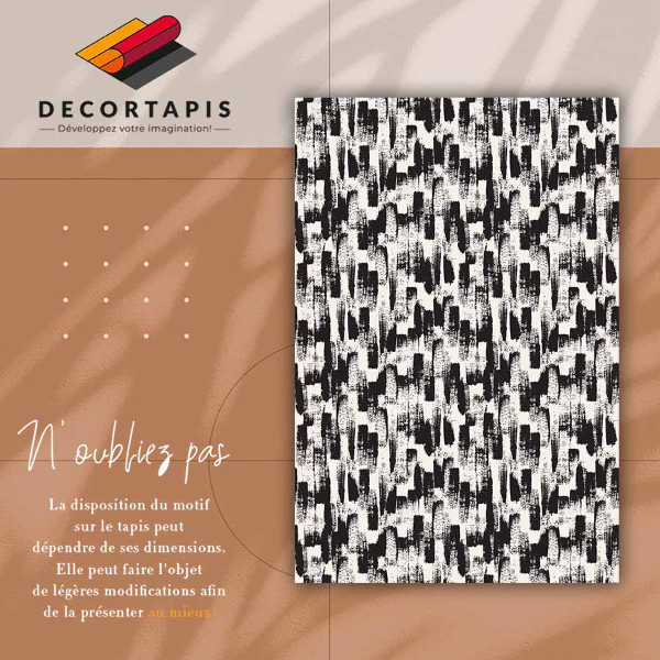 Alfombra de vinilo para cocina Pinceladas