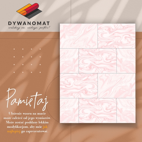 Alfombra de vinilo Azulejos de mármol