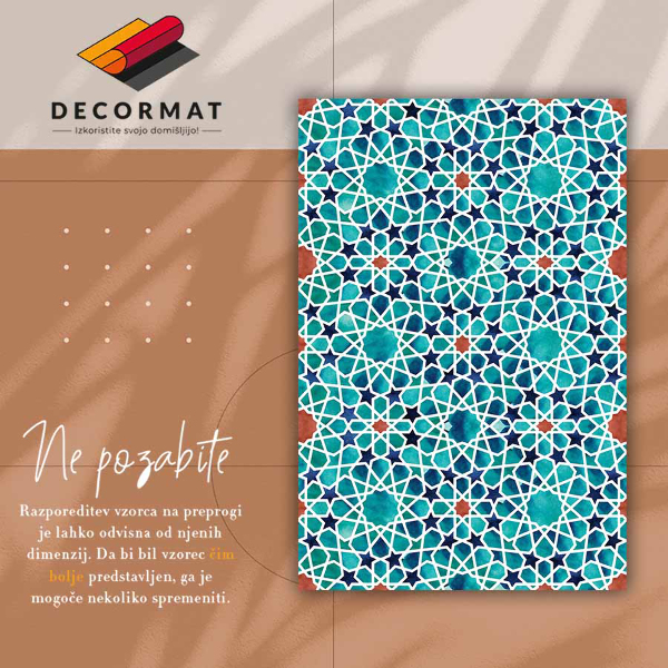 Alfombra de vinilo para cocina Estrellas geométricas