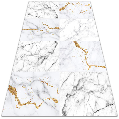 Alfombra pvc Azulejos de mármol