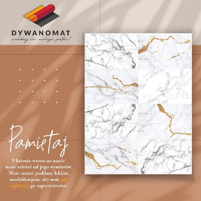 Alfombra pvc Azulejos de mármol